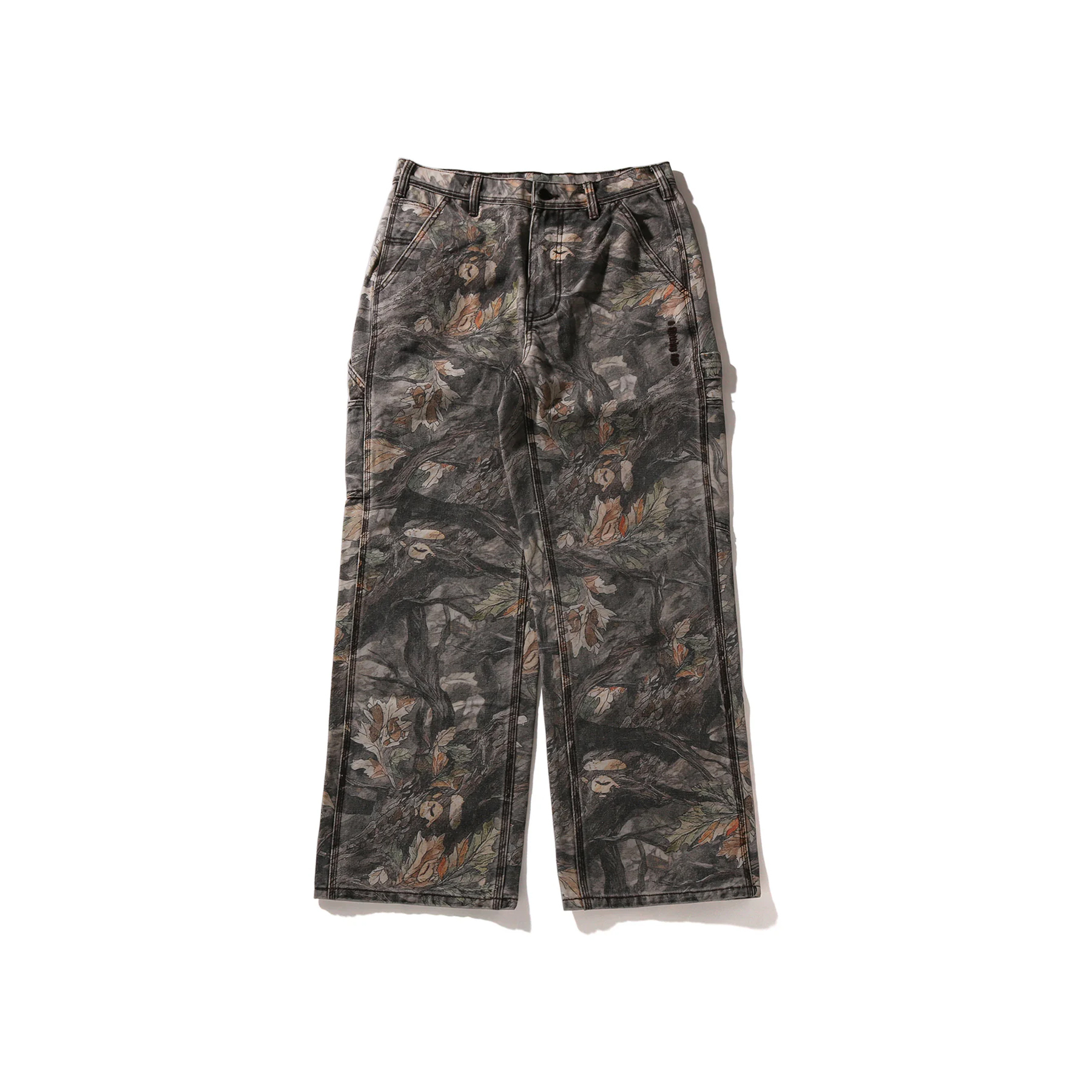 A BATHING APE TREE EDGE CAMO RELAXED FIT WORK PANTS BAPE 叢林迷彩 工作褲
