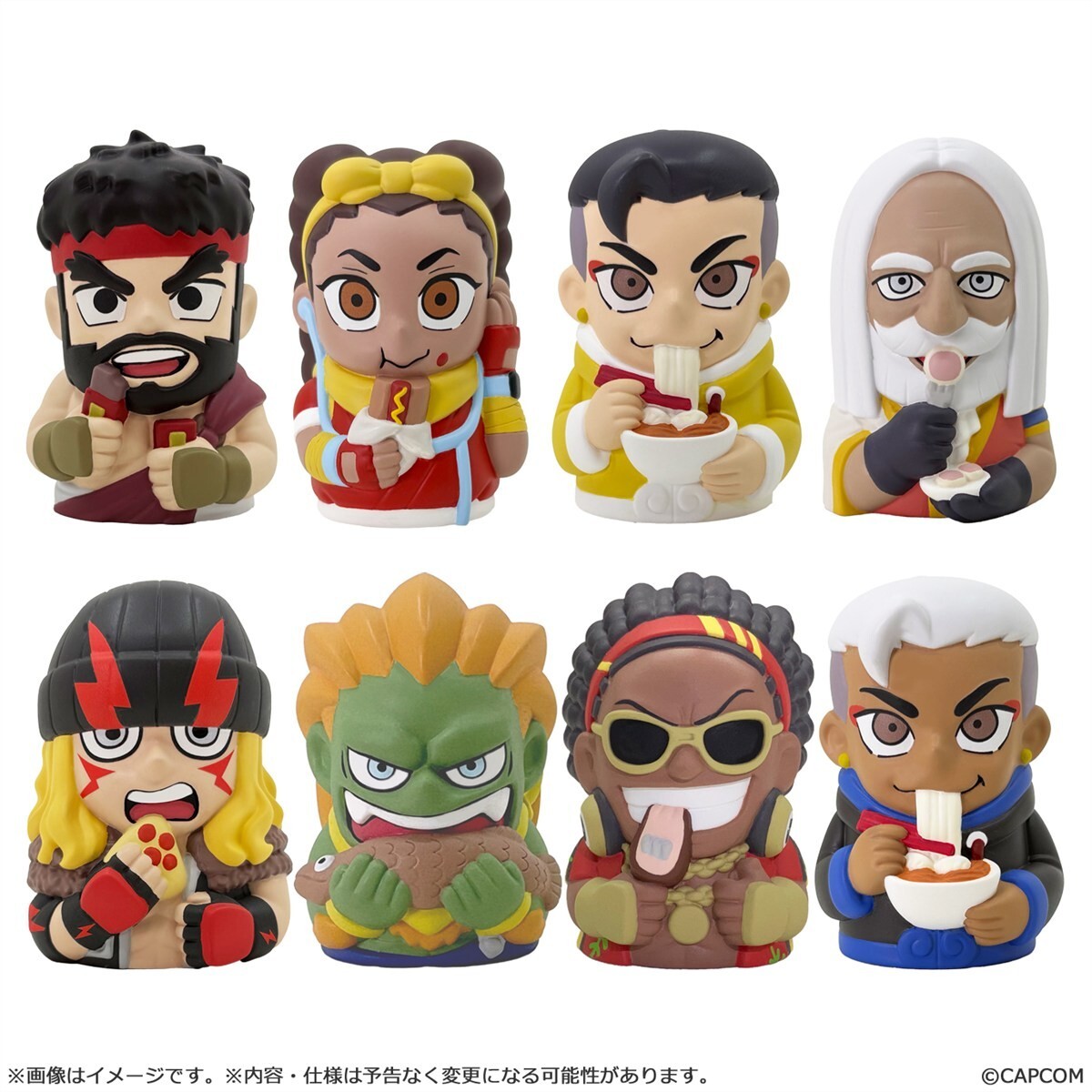 預購27/01 Capcom Figure Builder 手指玩偶 快打旋風6 Vol. 2 中盒8入 0809