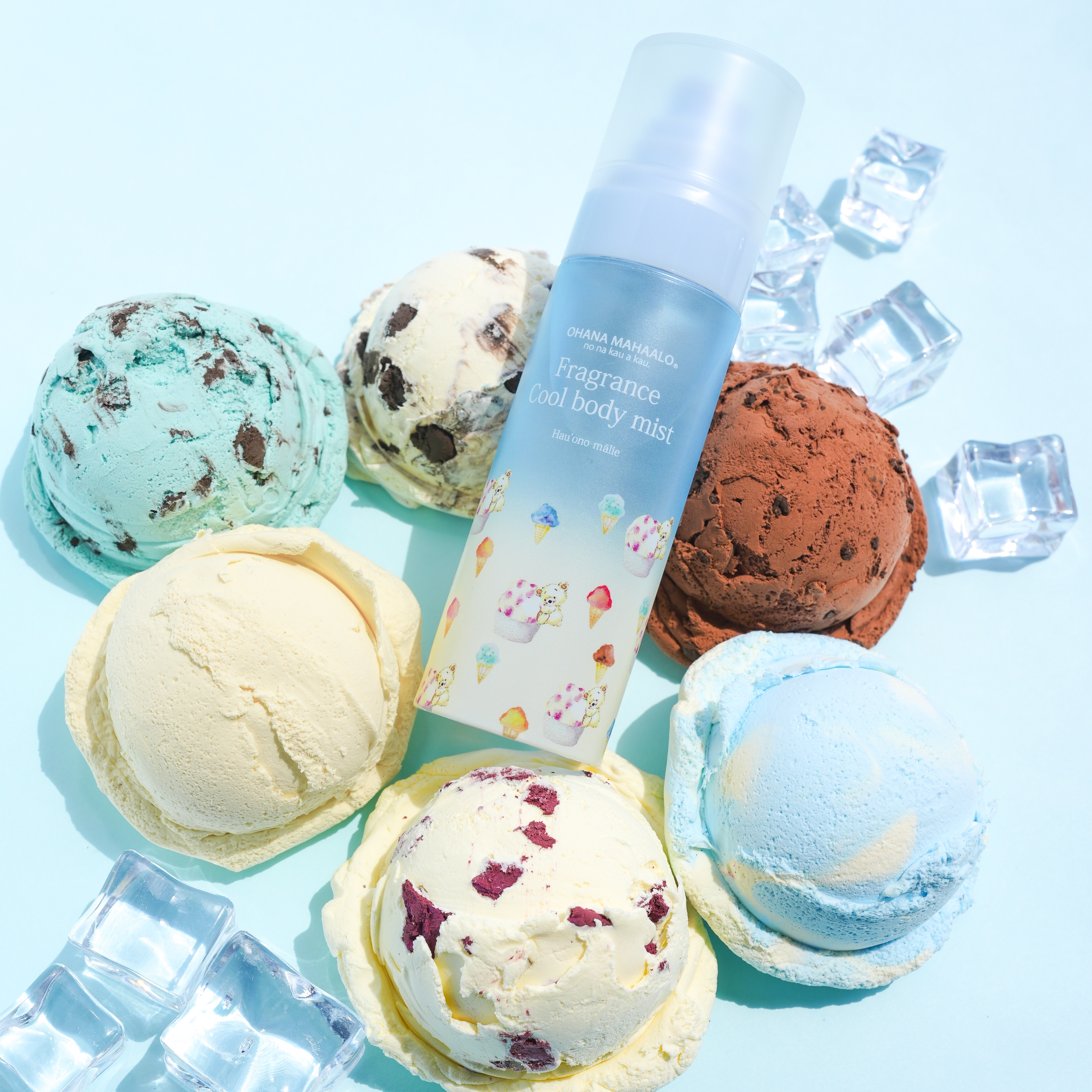OHANA MAHAALO 雪莓甜筒 香沁保濕霧80ml