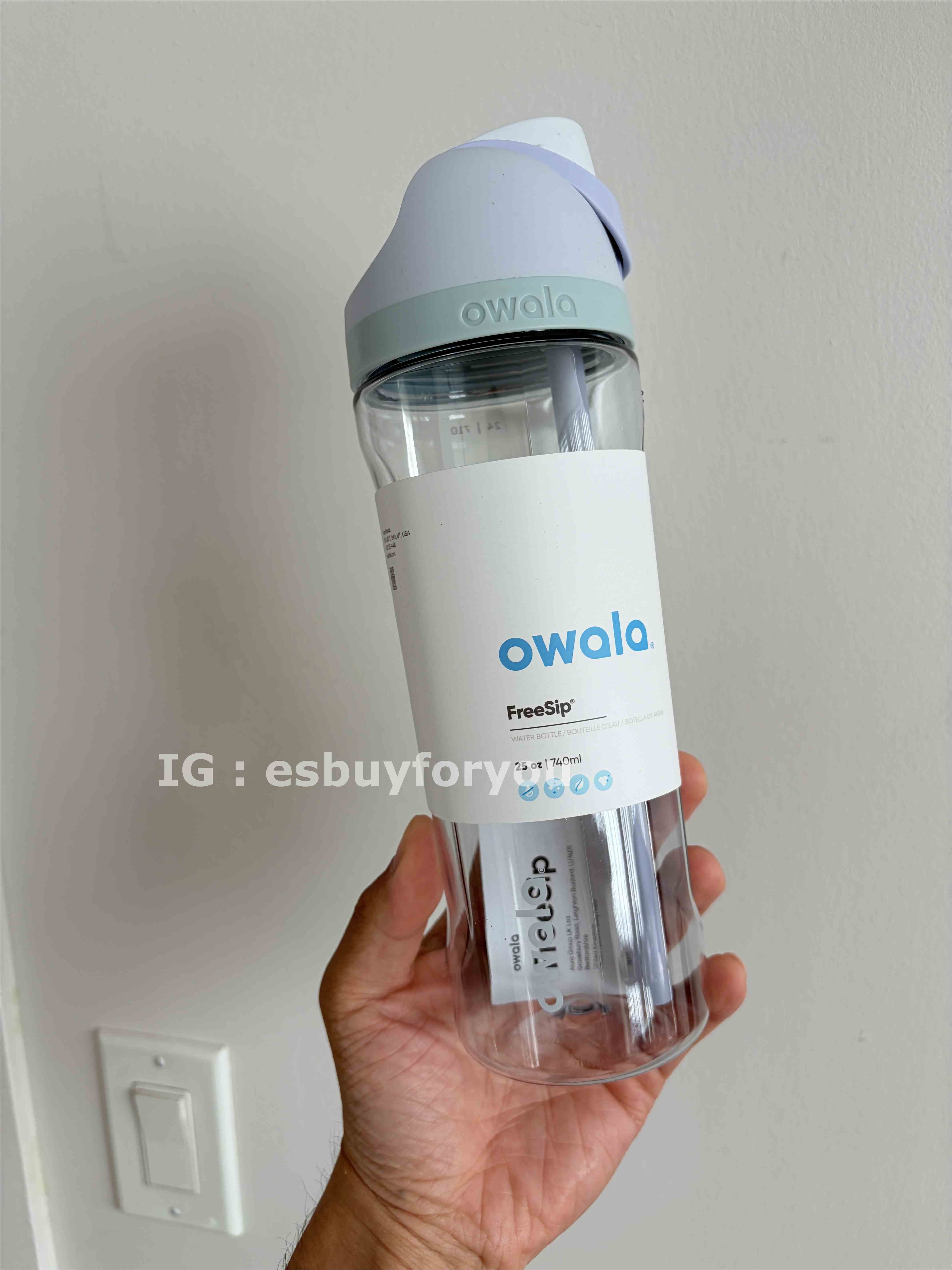 Owala(710ml 24oz) 透明 FreeSip Tritan 水壺 (內有吸管)