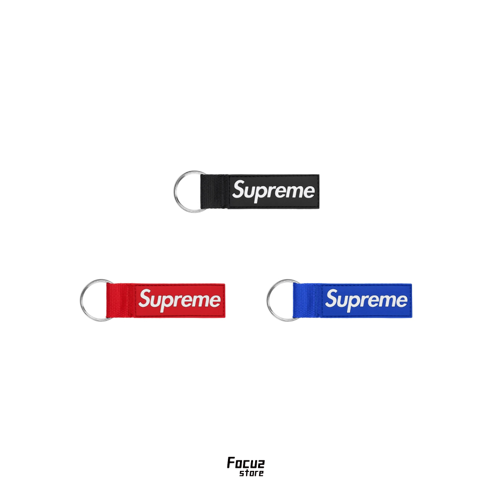 【Focus Store】現貨秒發 Supreme Week16 Webbing Keychain 鑰匙圈 三色