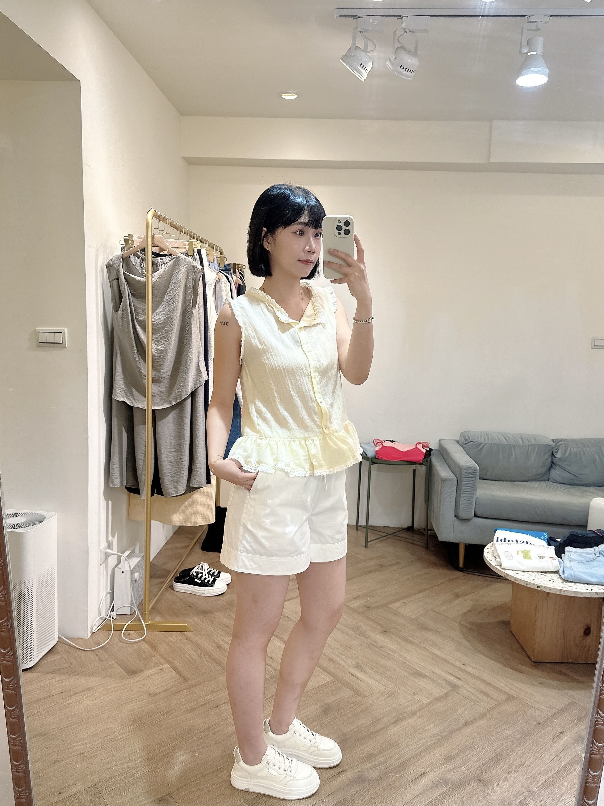 挺版休閒短褲
