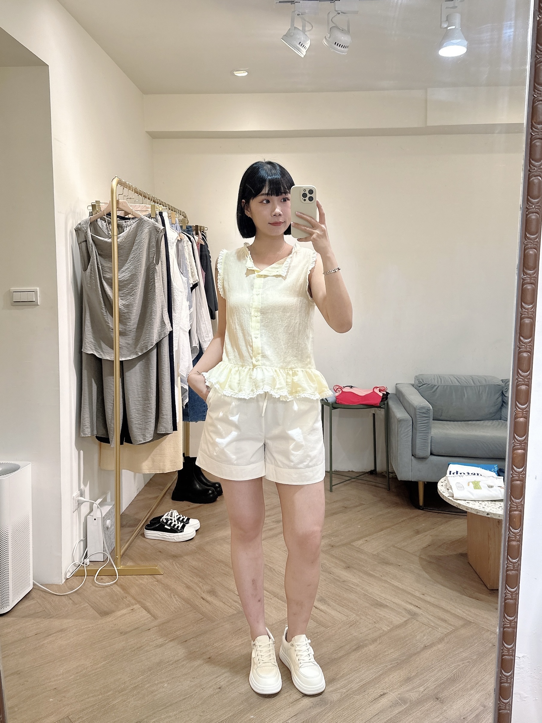 挺版休閒短褲