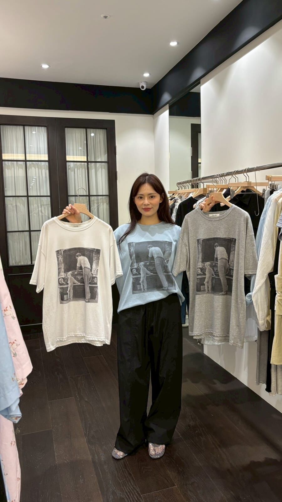 VB6328 美式電影軟綿百搭Tee