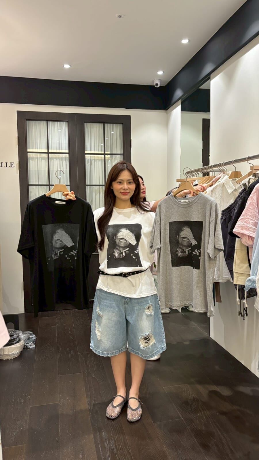 VB6342 個性大Logo圖案棉Tee