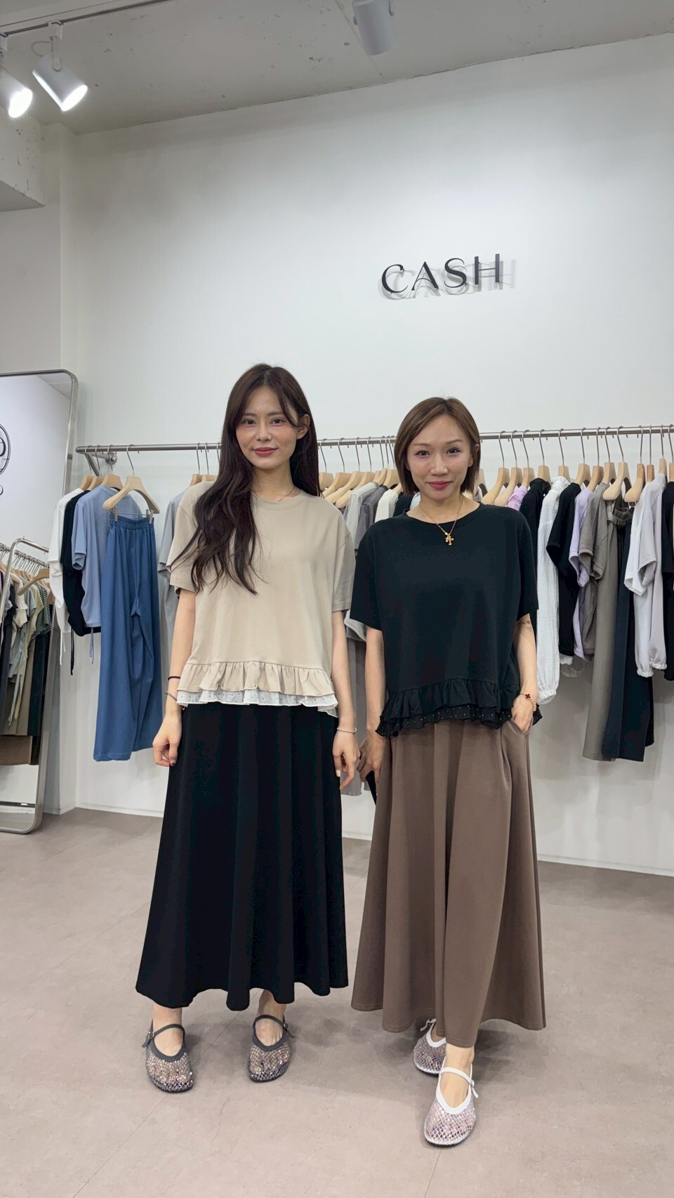 CA6301 不規則荷葉邊闊版上衣