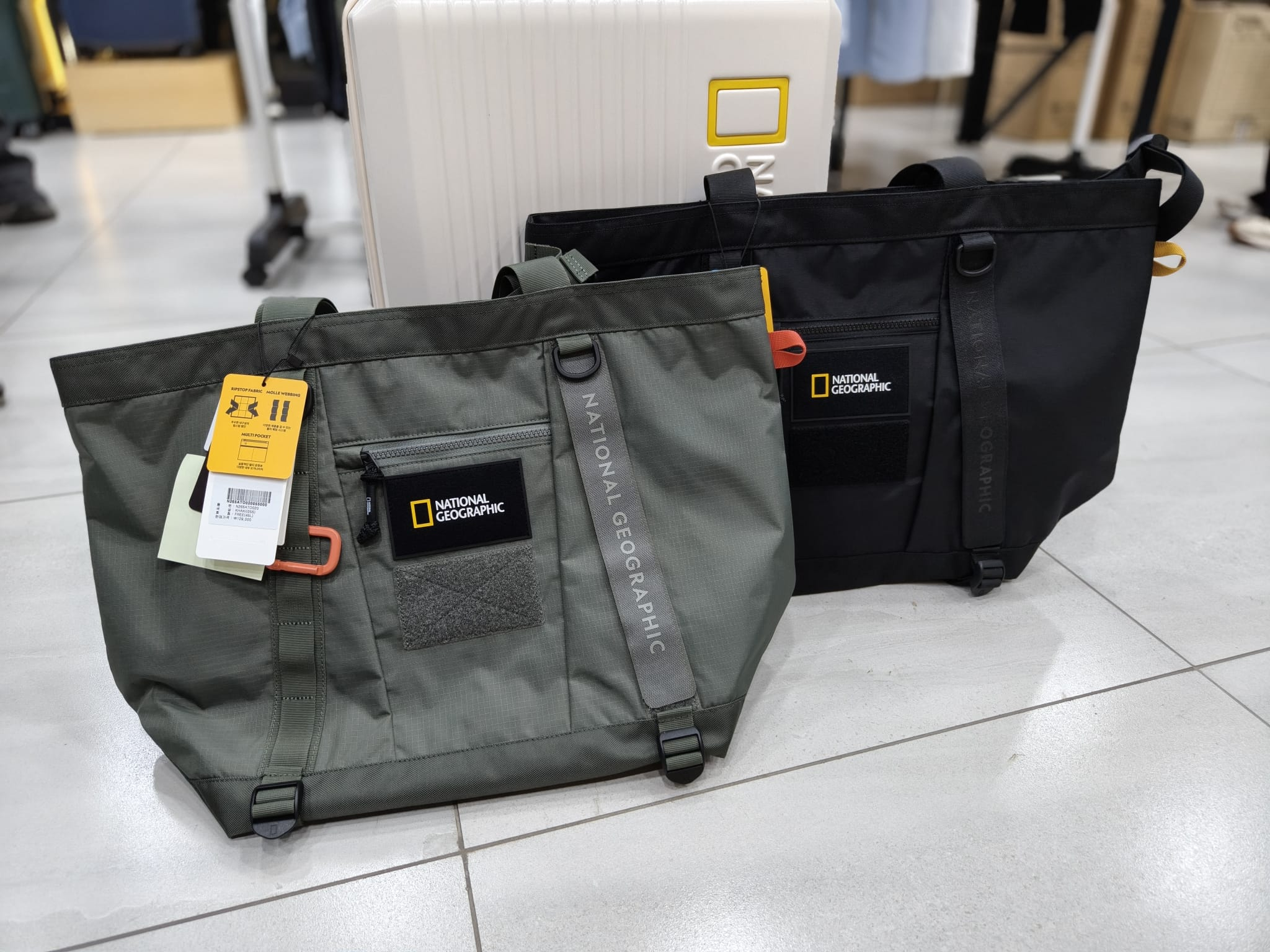 BQ012 National Geographic  大容量休閒tote bag 52x35cm