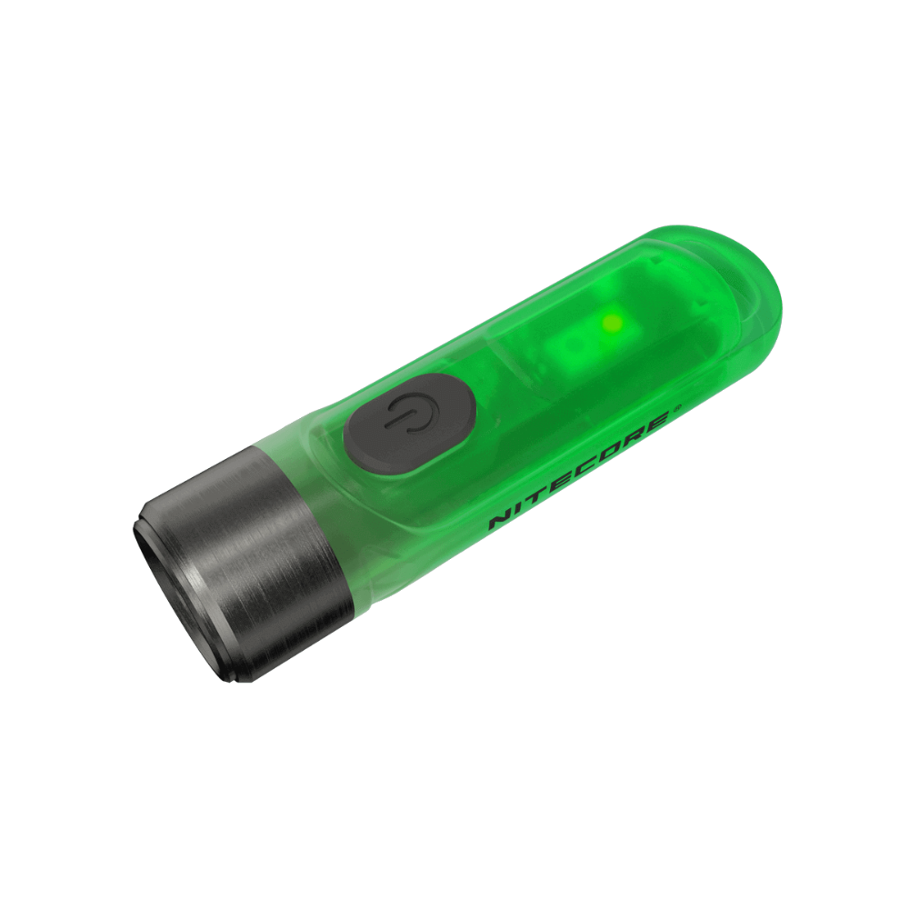 NITECORE TIKI GITD 綠夜光鑰匙燈 300流明 UV 紫外光 & CRI 白光輔燈 l 鑰匙圈手電筒