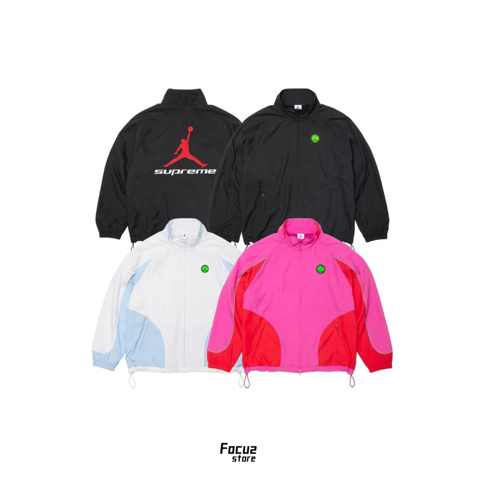 【Focus Store】現貨秒發 Jordan x Supreme Week15 Track Jacket 運動外套 三色