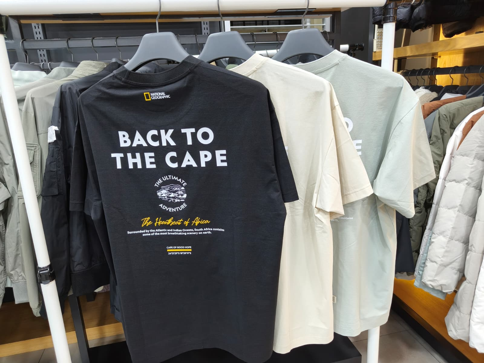 BQ024 National Geographic 後背BACK TO THE CAPE 短袖TEE 男女同款
