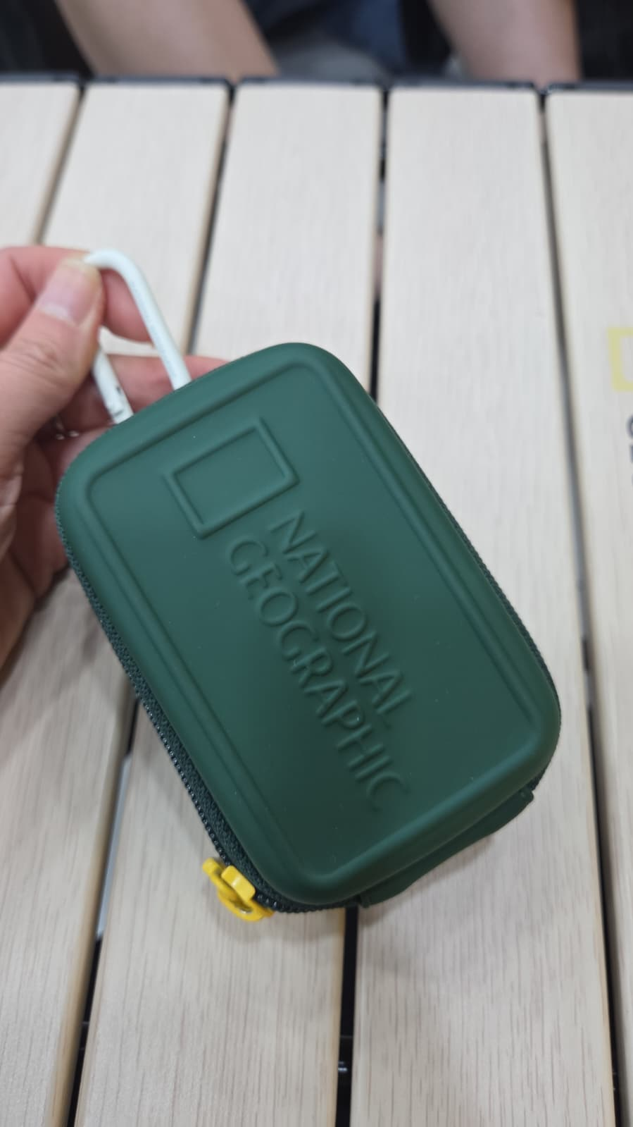 BQ029 National Geographic 3D立體成型硬殼微縮行李箱防撞收納包 10x7cm