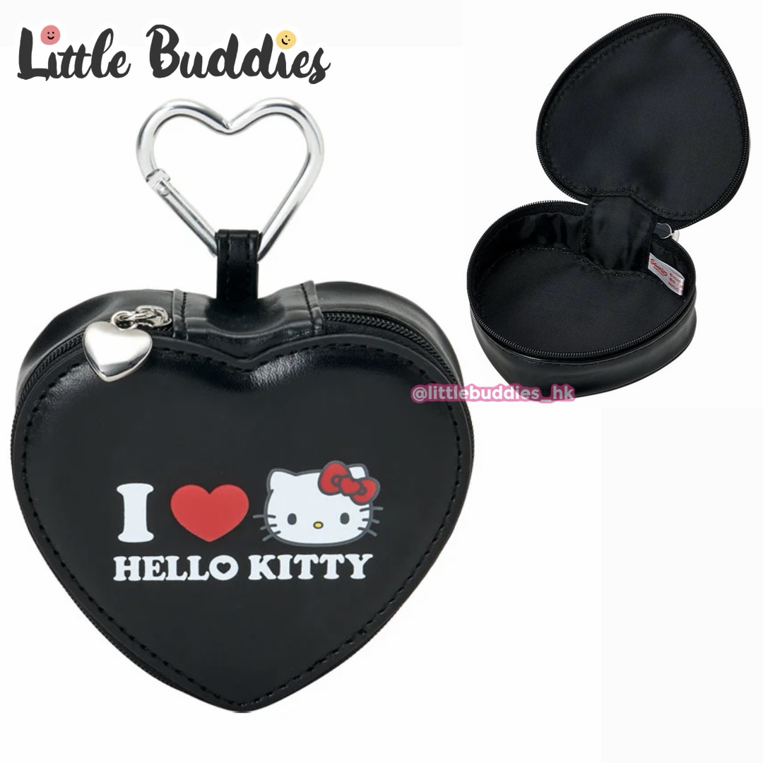 日本 Sanrio I love Sanrio characters 系列 心形收納盒連心形扣