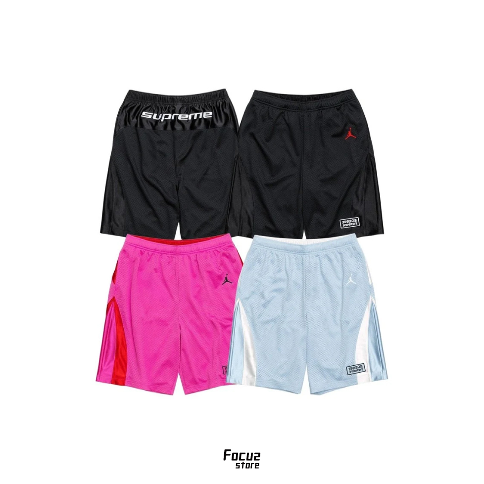 【Focus Store】現貨秒發 Jordan x Supreme Week15 Basketball Short 籃球褲 三色