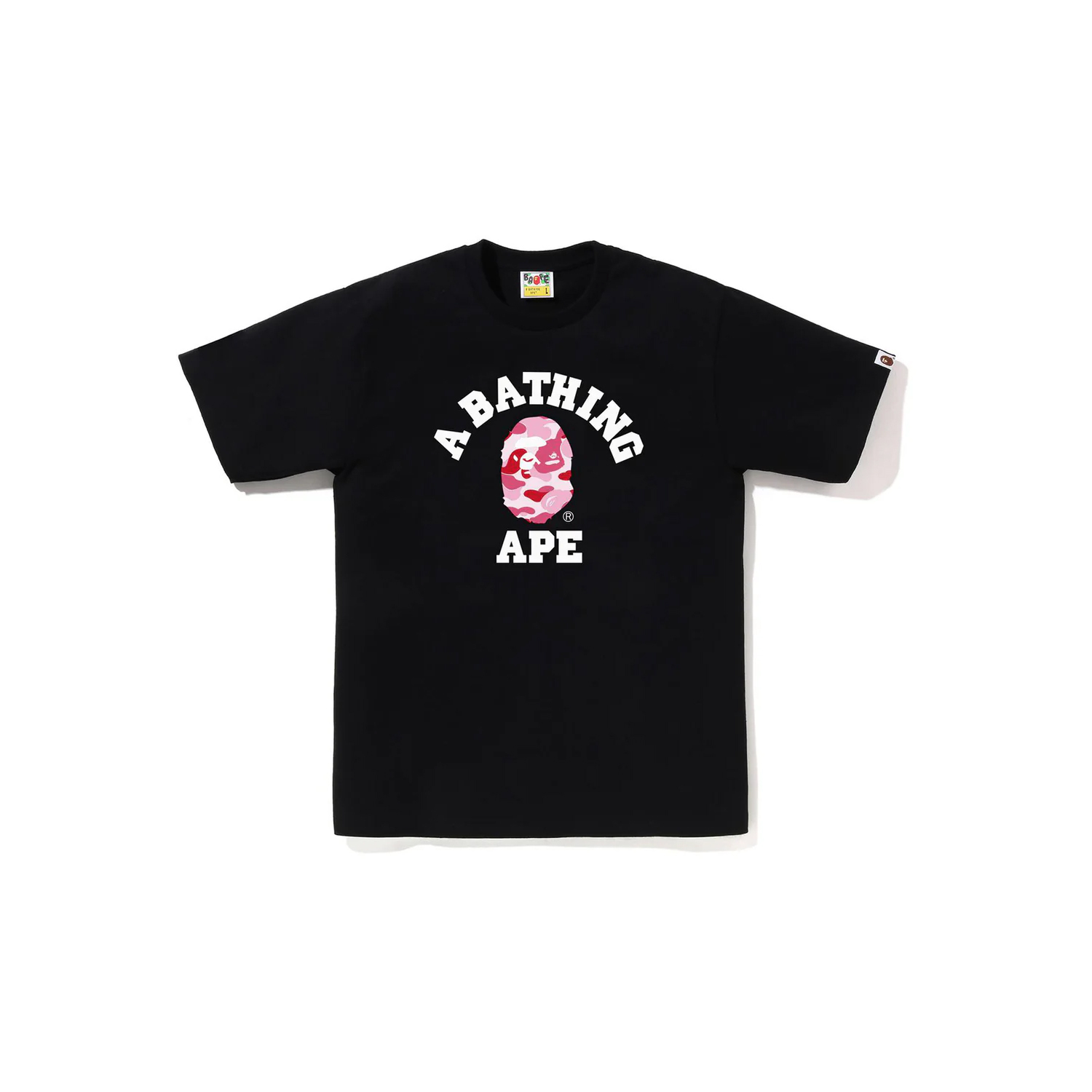 A BATHING APE ABC CAMO COLLEGE TEE REGULAR FIT 迷彩猿人T