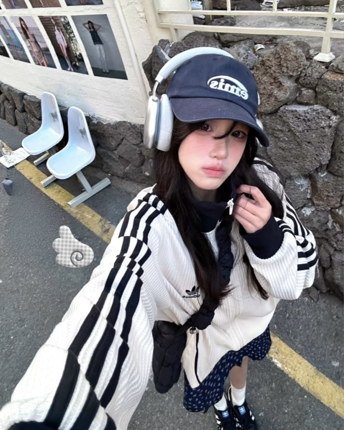 <補貨大降價>adidas originals WAFFLE BBTT 條紋 華夫格 復古立領 外套
