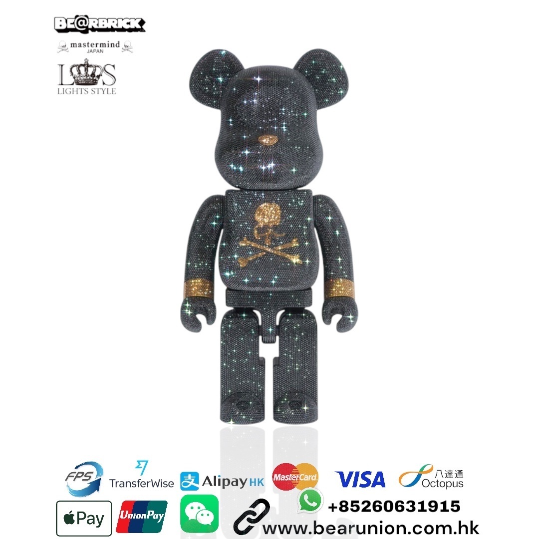 🎏預訂🎏Bearbrick 1000% CRYSTAL DECORATEmastermind JAPAN