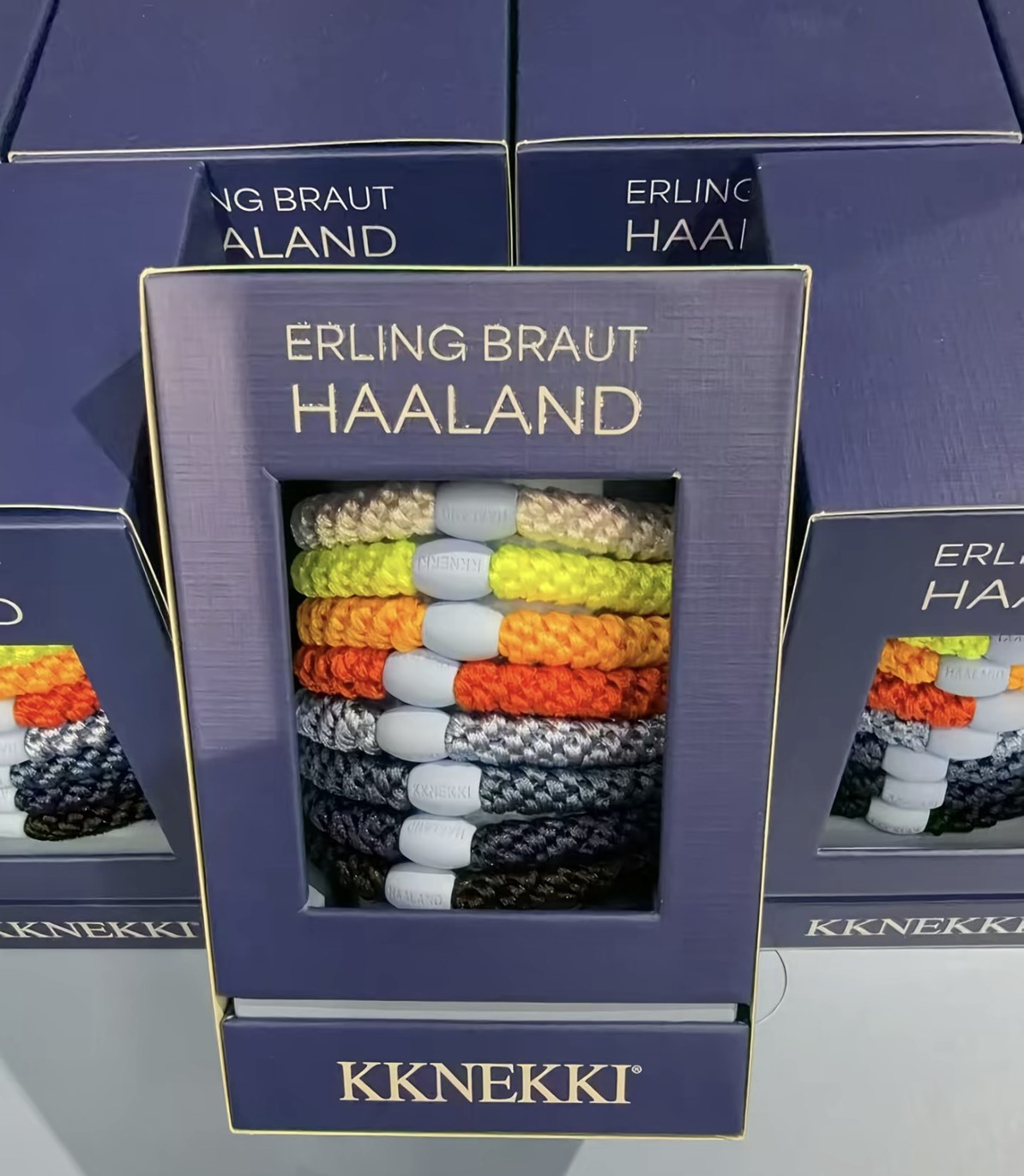 【Luxury】世界盃足球員 挪威 厄林·布朗特·哈蘭德 哈寶聯名款 KKNEKKI 德國品牌 髮圈 髮束 挪威足球員 魔人普烏 哈蘭德的同款髮圈 正品代購