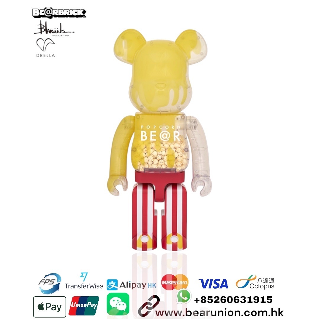 🎏Pre-Order🎏Bearbrick 1000% POPCORN BE@R