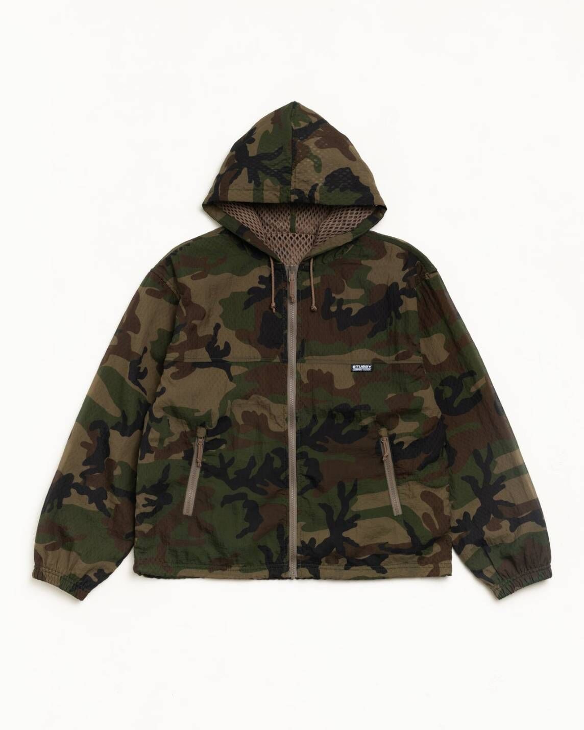 【Stussy】26夏季系列  LAYERED MESH HOODED JACKET