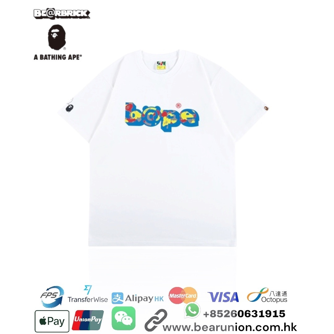 🎏預訂🎏MCT 30th ANNIV. BAPE(R) CAMOBE@R TEE b@pe WHITE