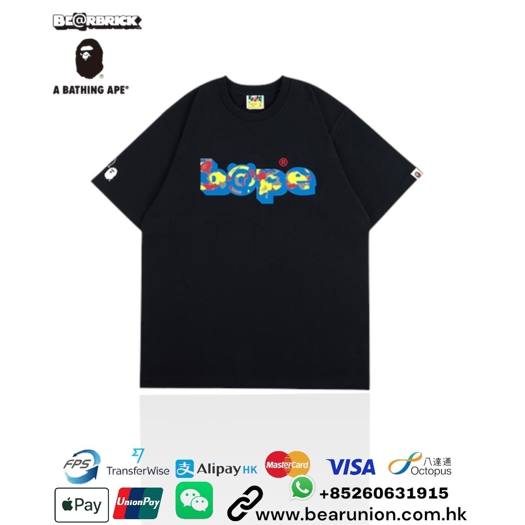 🎏預訂🎏MCT 30th ANNIV. BAPE(R) CAMOBE@R TEE b@pe BLACK