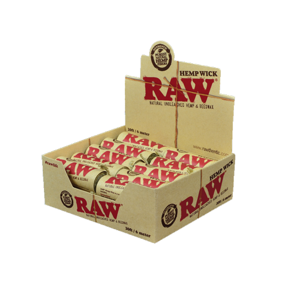 【RAW】西班牙原裝進口 Hemp Wick 經典系列 蜂蠟 燃繩 6公尺長