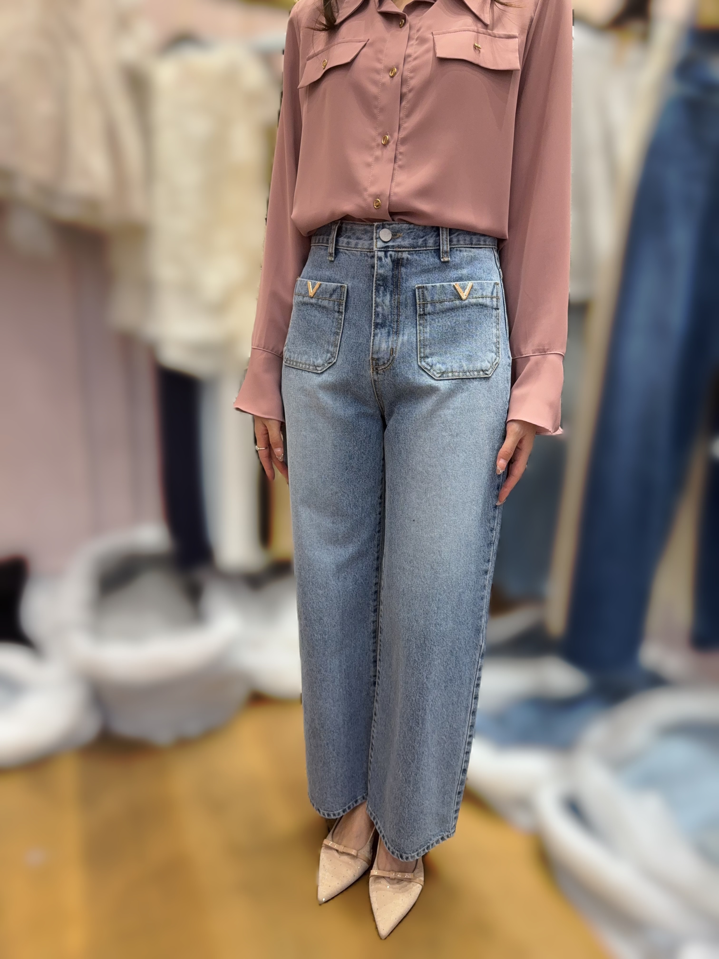 [限量]OT61  牛仔褲 S: 腰28 HIP42 長38.5   /  M:腰30 HIP44 長39 $419