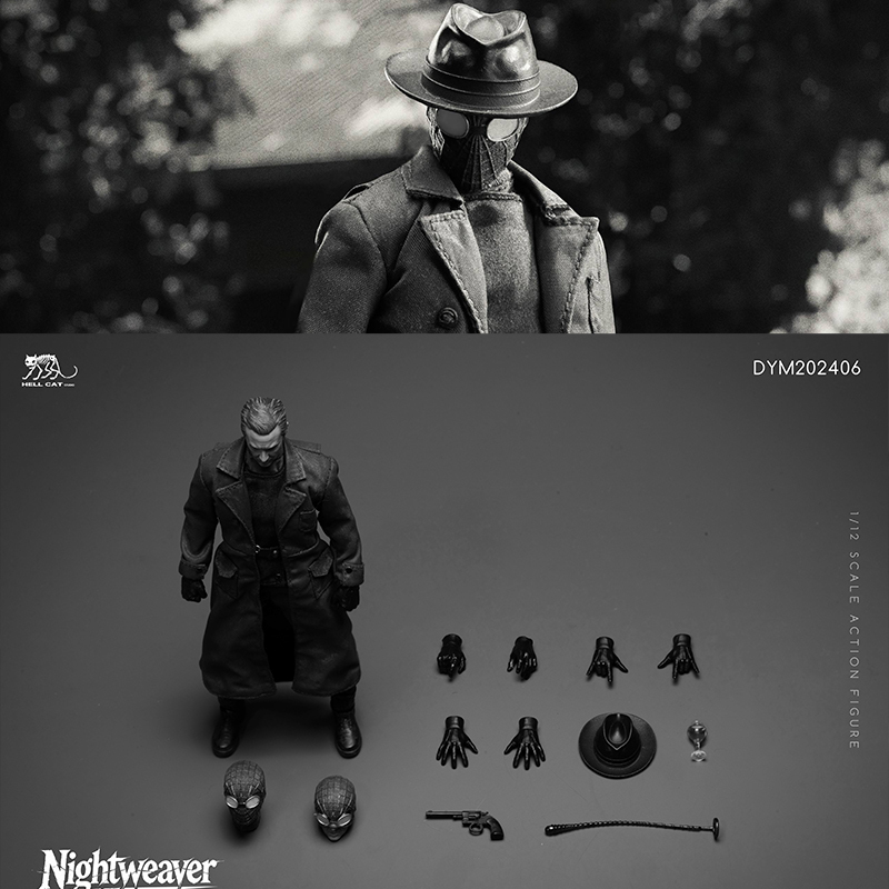 (Pre-Order) Hell Cat - 1/12 Nightweaver Action Figure -Black & White or Color Ver. (DYM202406)