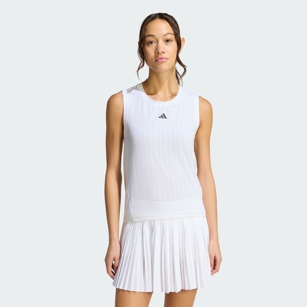 Adidas 愛迪達 Tank Pro KG3683 女 背心 網球 運動背心 白 亞版 吸濕排汗