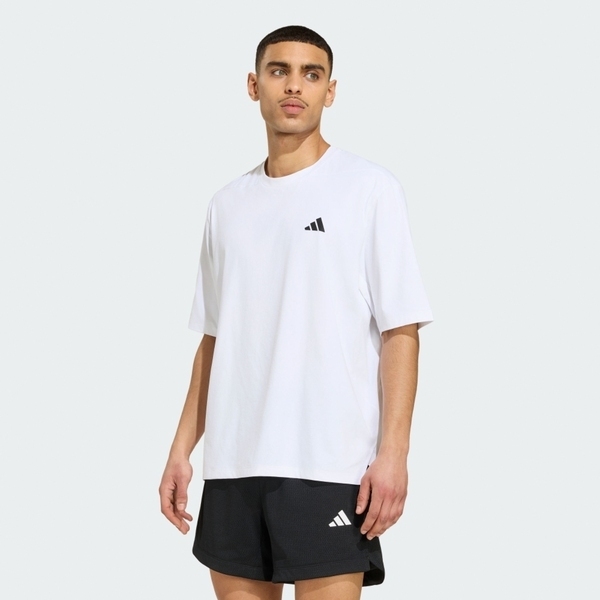 Adidas 愛迪達 Pl Es Gfx T Pl KS6419 男 T恤 運動上衣 休閒短袖 白 亞版 吸濕排汗