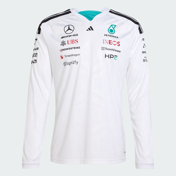 Adidas 愛迪達 Mer Dr Jsy Lm KF0147 男 長袖上衣 休閒長袖 白 吸濕排汗 長袖賽車服