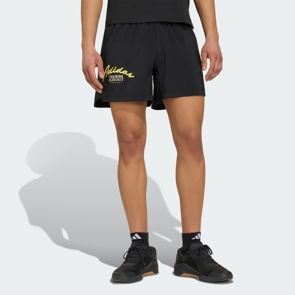 Adidas 愛迪達 Pl Es Gfx Sho KT2116 男 短褲 運動短褲 訓練短褲 黑 吸濕排汗