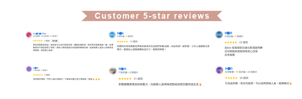 時尚屋傢俱竹北店goole五星好評