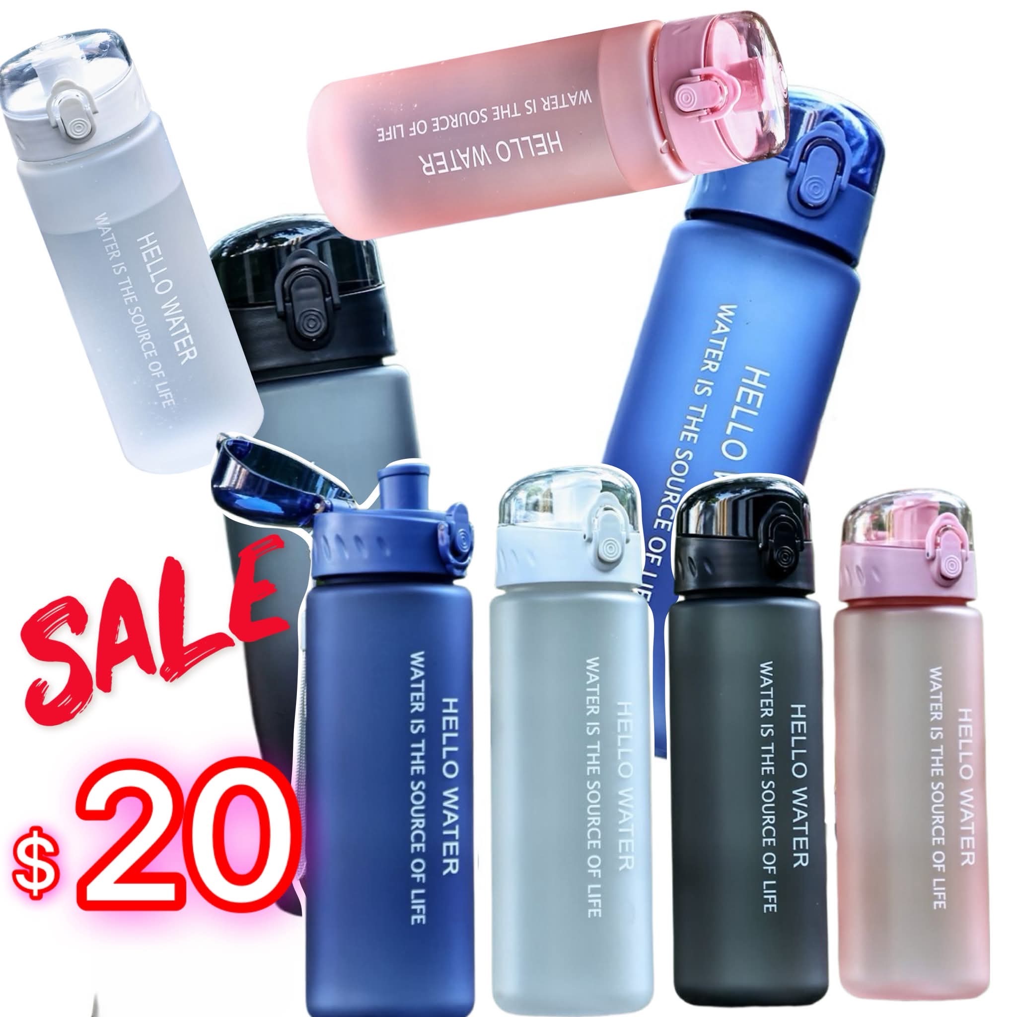 (現貨)New~🏃‍♀️運動直飲水樽 600ml