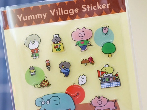 韓mindobitto．村莊系列貼紙3 Yummy & Ghost
