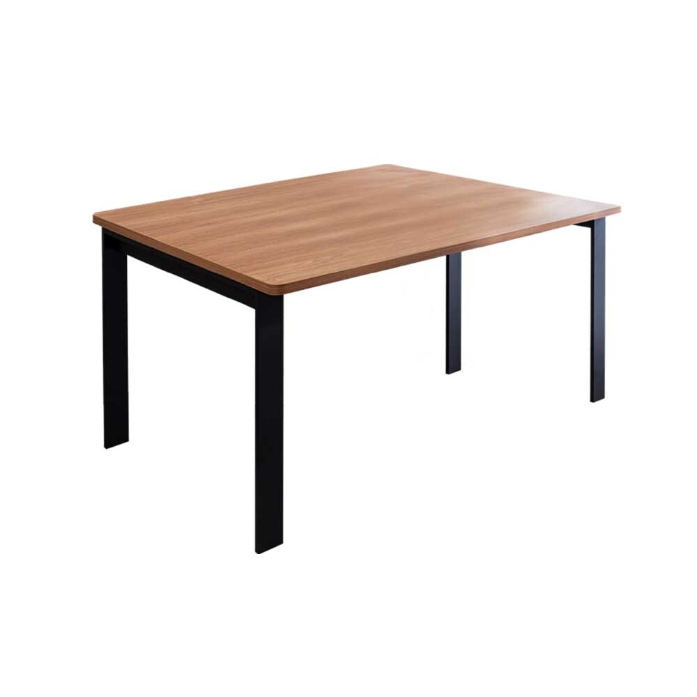 柏蒂家居-工業風4.7尺鋁合金長桌/餐桌/會議桌/工作桌-T1型140×90cm
