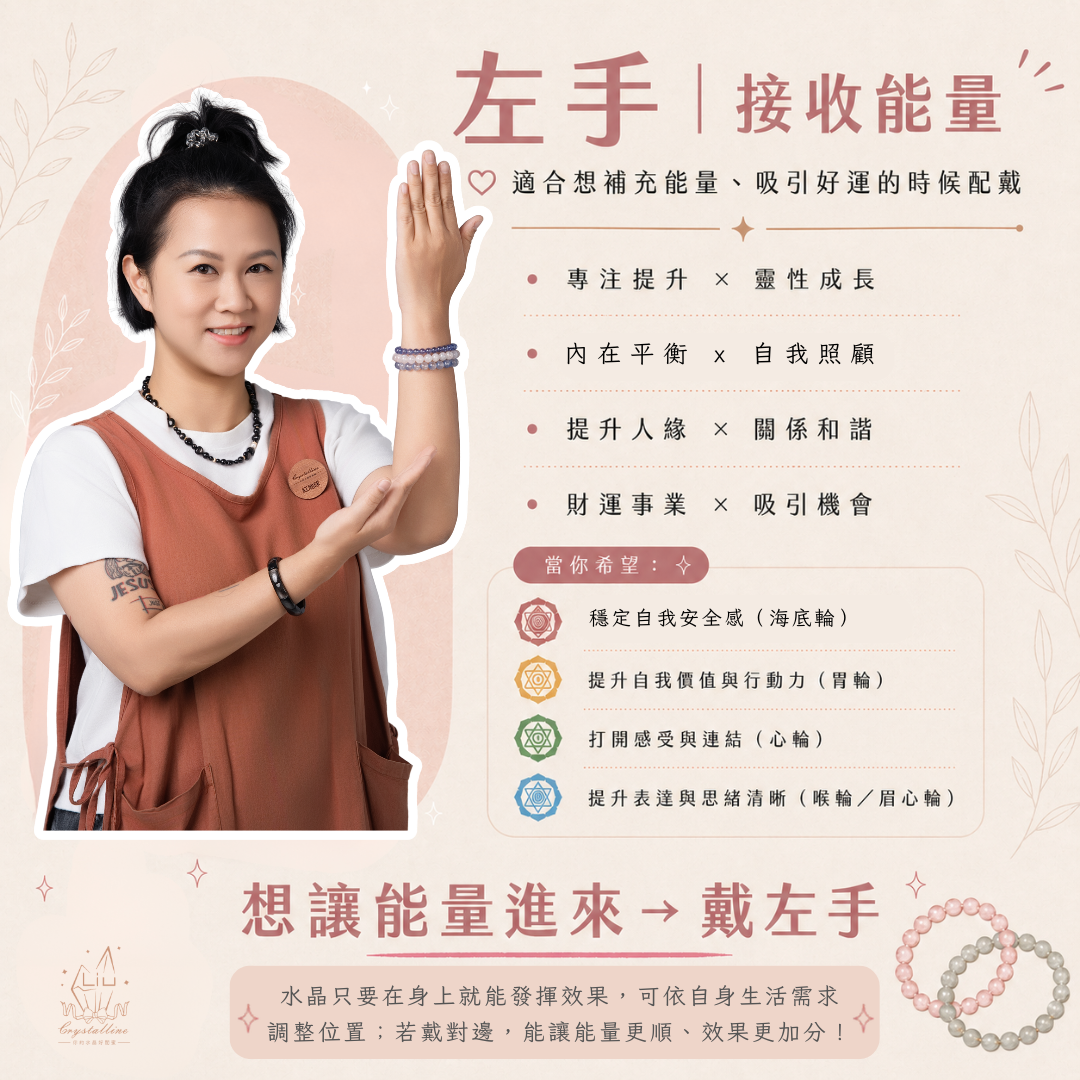 戴左手