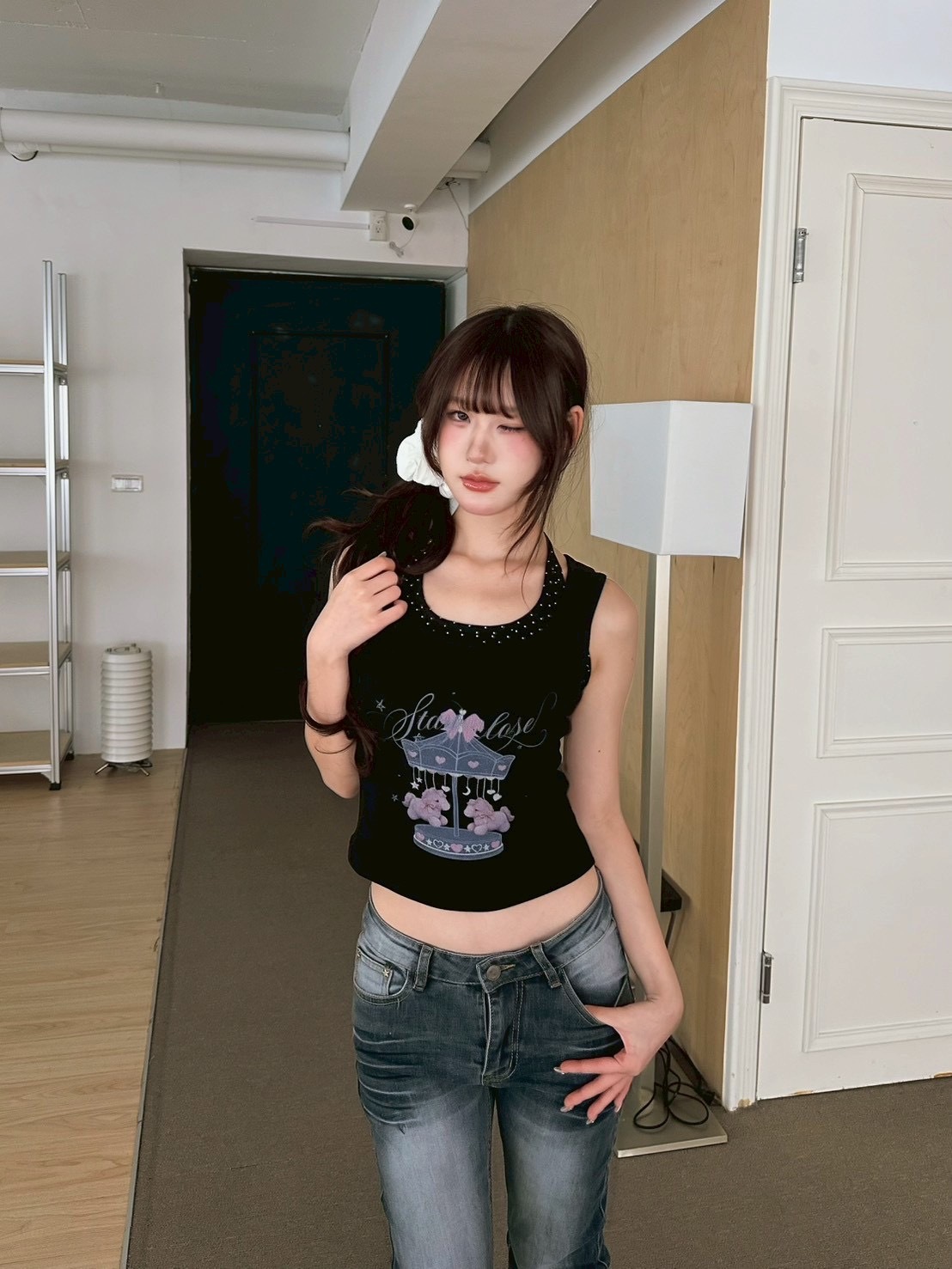 mmb旋轉木馬音樂盒背心