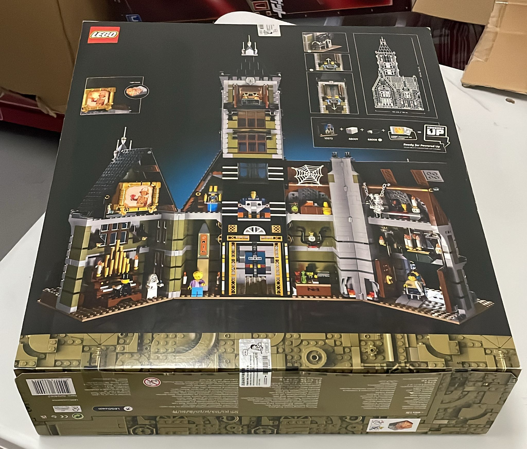 ［用家福音系列］ LEGO 10273 Haunted House 【開封盒，外盒損壞，有壓紋，殘盒不設退換】