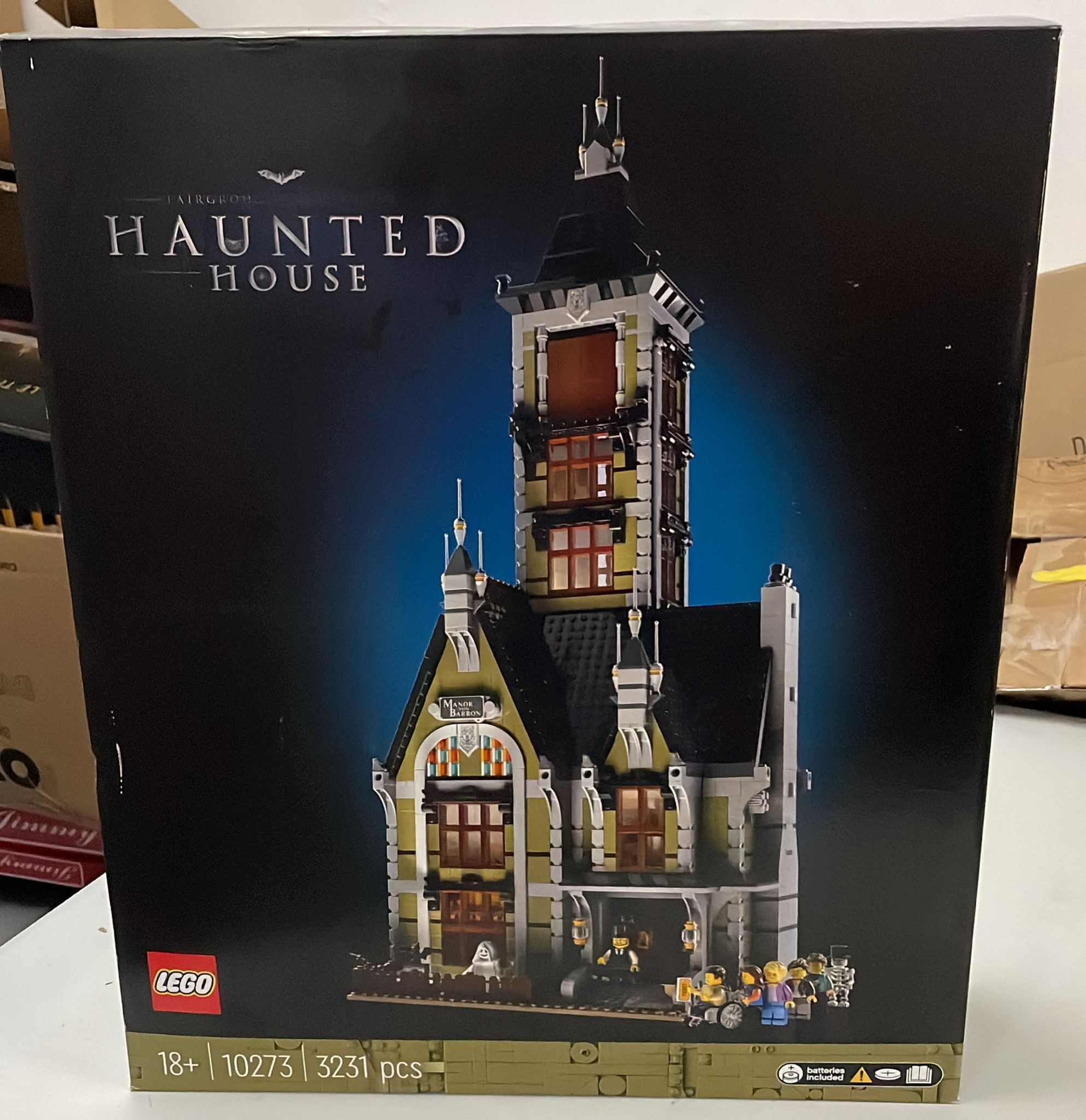 ［用家福音系列］ LEGO 10273 Haunted House 【開封盒，外盒損壞，有壓紋，殘盒不設退換】