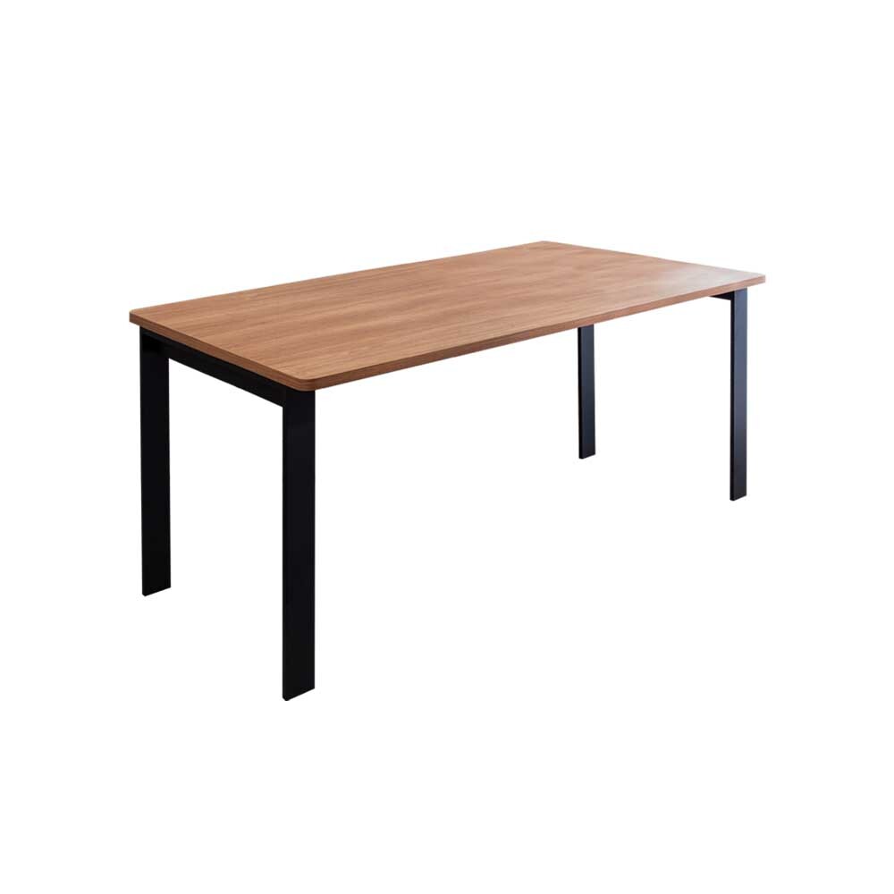 柏蒂家居-工業風5.3尺鋁合金長桌/餐桌/會議桌/工作桌-T1型160×80cm