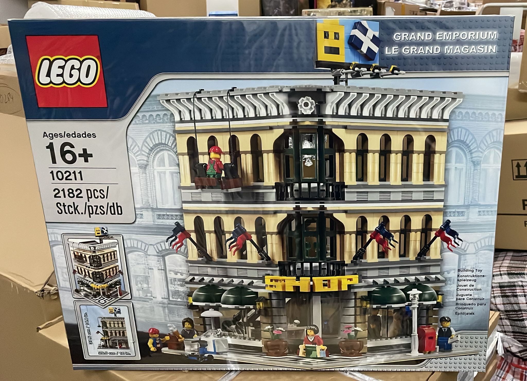 LEGO 10211 Grand Emporium 【開封盒，外盒損壞，有壓紋，殘盒不設退換】