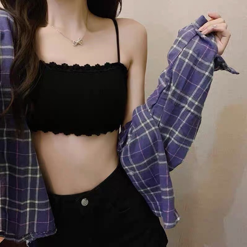 吊帶抹胸 抹胸 裹胸 小可愛 小背心 平口背心 平口內衣 內衣背心 帶胸墊 背心 內衣 內搭 美背 細肩帶 防走光