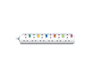 ABC 13A x 6 SOCKET (INDIVIDUAL ON/OFF PLUG) 500392600