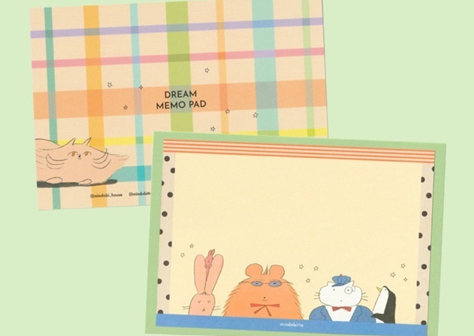 韓mindobitto．Dream 便條紙本 memo pad