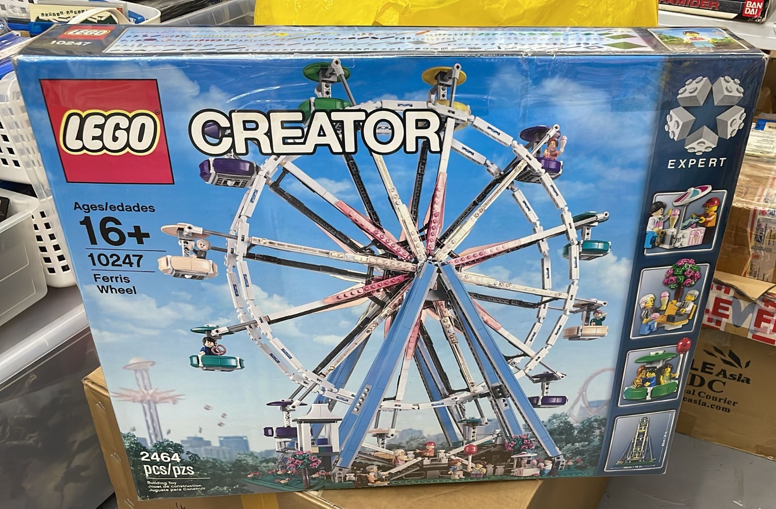 【開封盒，外盒損壞，有壓紋，殘盒不設退換】 LEGO 10247  Ferris Wheel