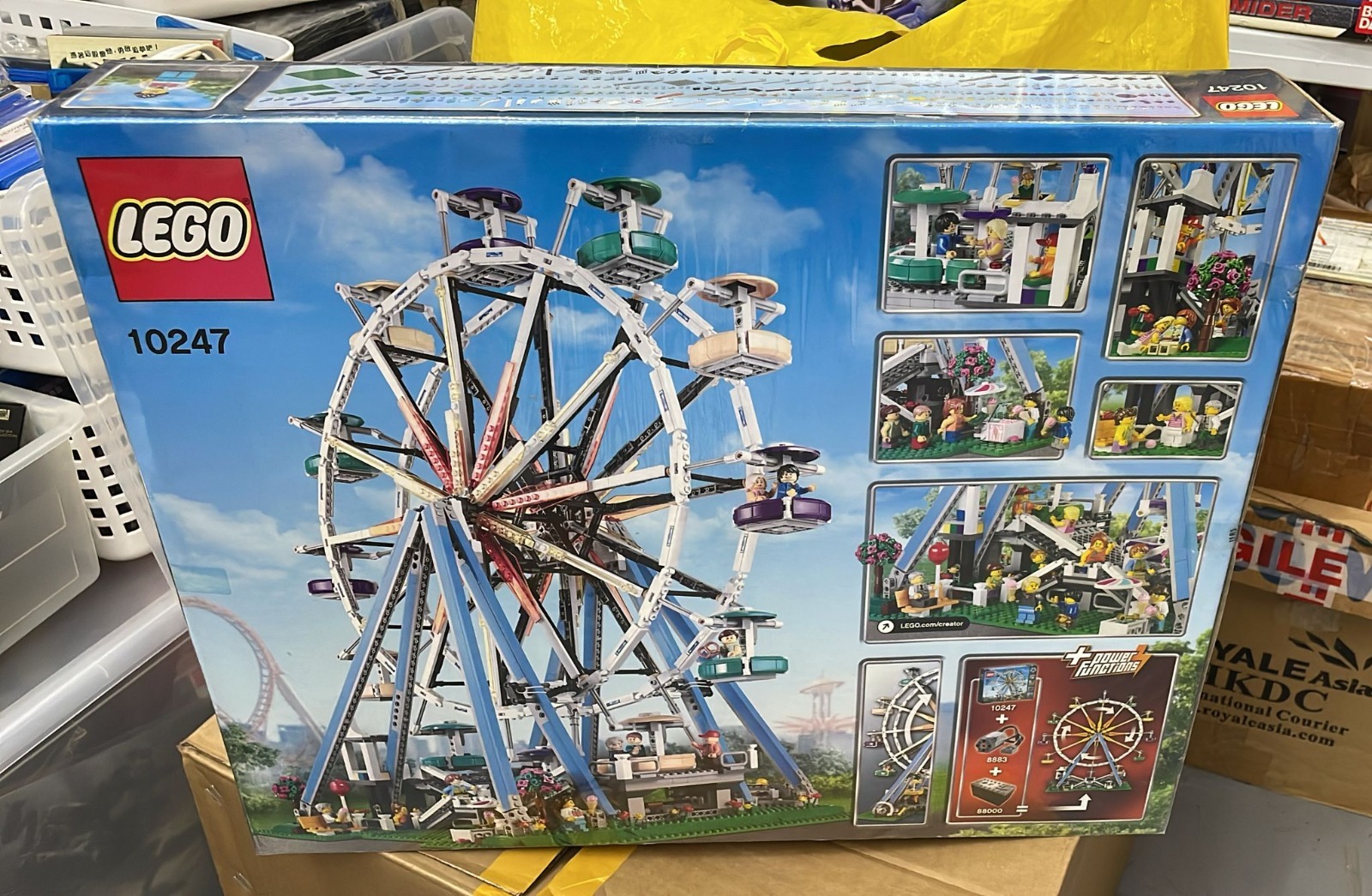 【開封盒，外盒損壞，有壓紋，殘盒不設退換】 LEGO 10247  Ferris Wheel