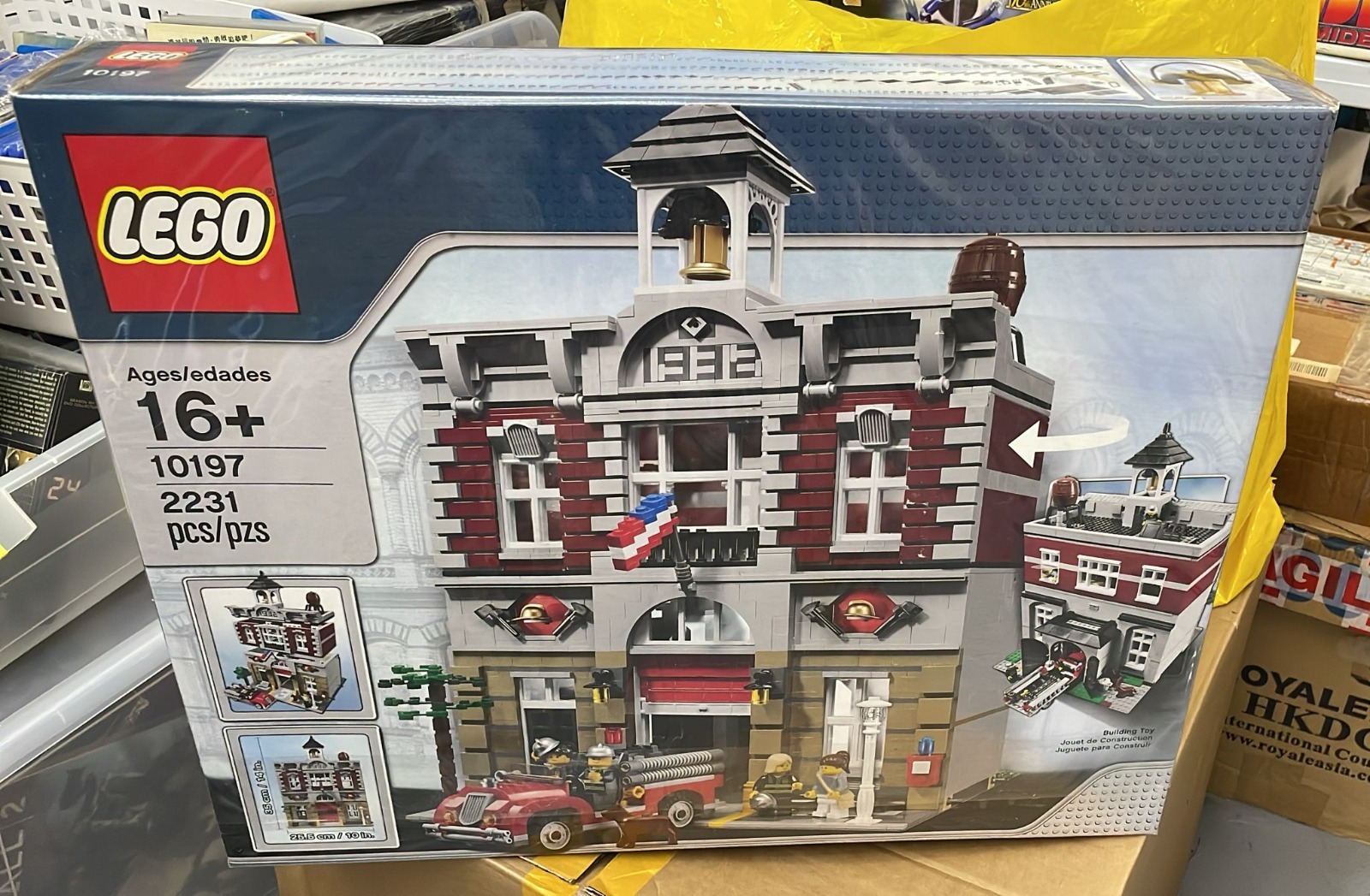 【開封盒，外盒損壞，有壓紋，殘盒不設退換】 LEGO 10197 FIRE BRIGADE