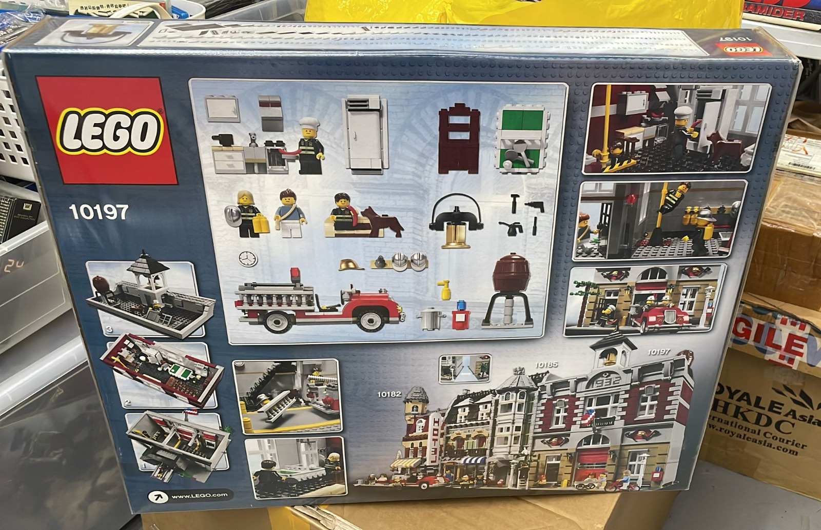 【開封盒，外盒損壞，有壓紋，殘盒不設退換】 LEGO 10197 FIRE BRIGADE
