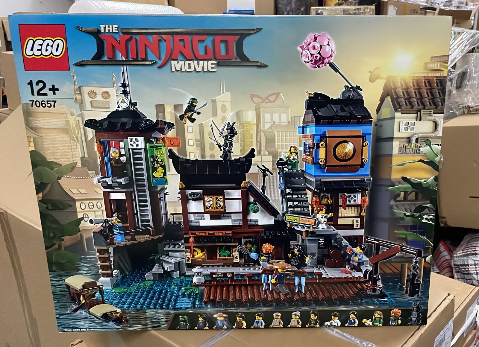 【開封盒，外盒損壞，有壓紋，殘盒不設退換】 LEGO 70657  NINJAGO® City Docks